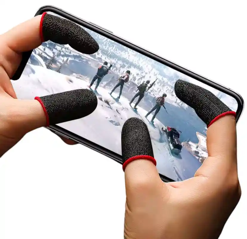 Gatillos Gamer Para Celular L R + 2 Pares De Dedales