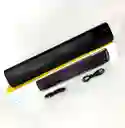 Barra De Sonido B28 Negra Con Bluetooth, Fm, Entrada Usb, Entrada Micro Sd Y Plug