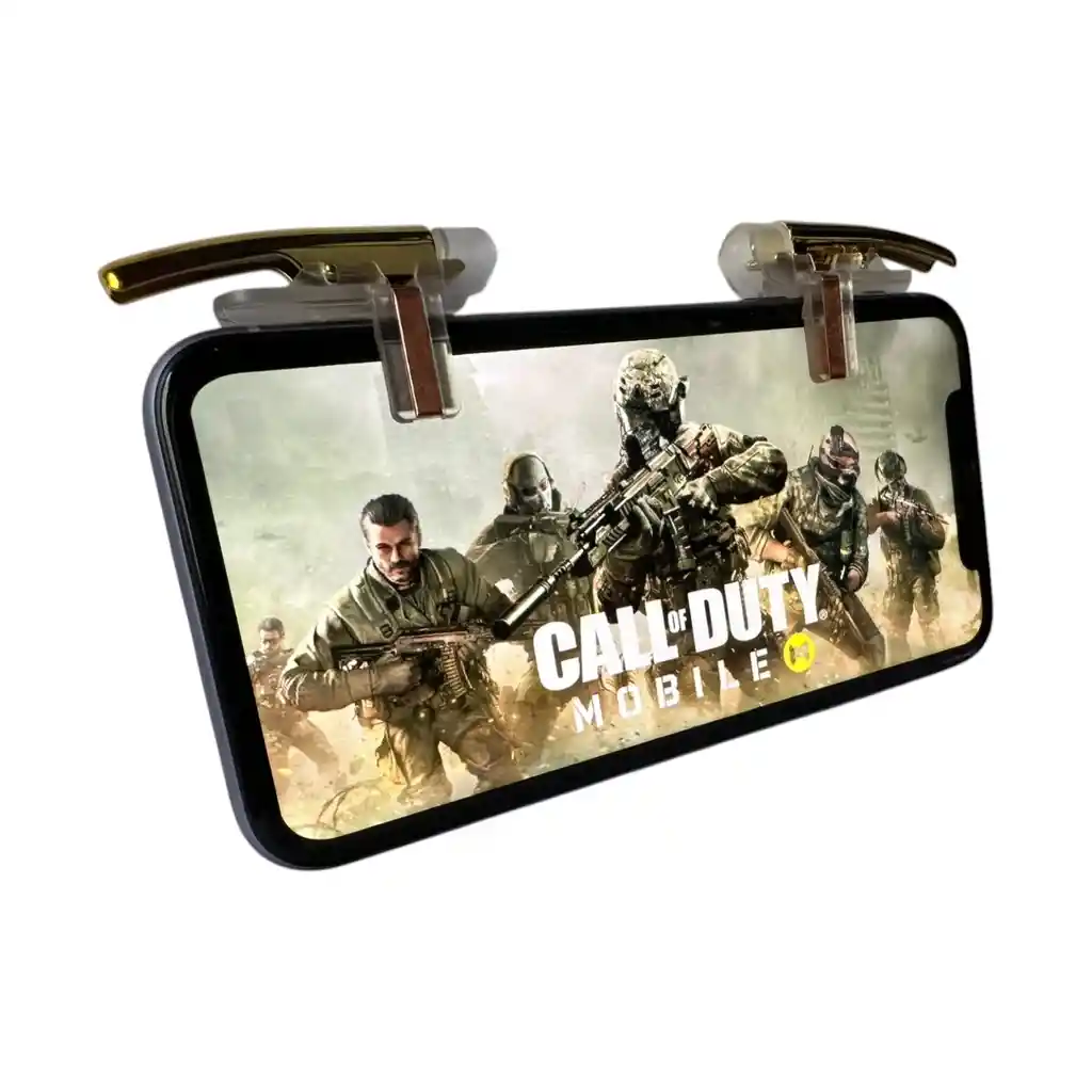 Gatillos L1 R1 Gamer Para Celular + 2 Pares De Dedales