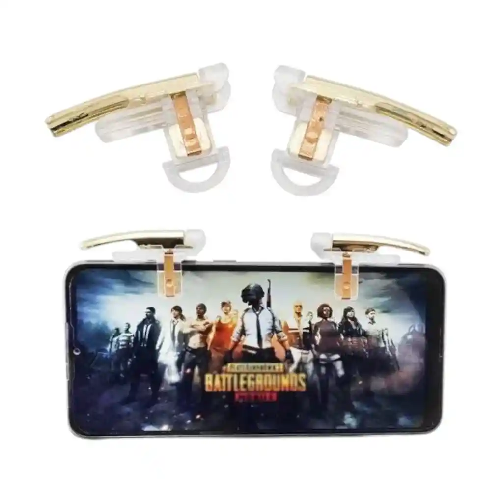 Gatillos L1 R1 Gamer Para Celular + 2 Pares De Dedales