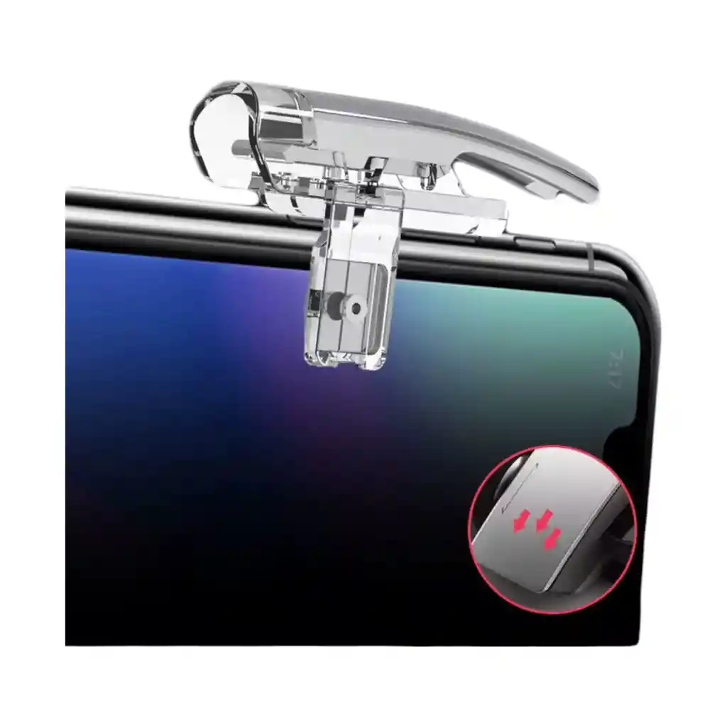 Gatillos L1 R1 Gamer Para Celular + 2 Pares De Dedales