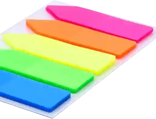 Post It Banderitas Para Notas Plasticas Neon