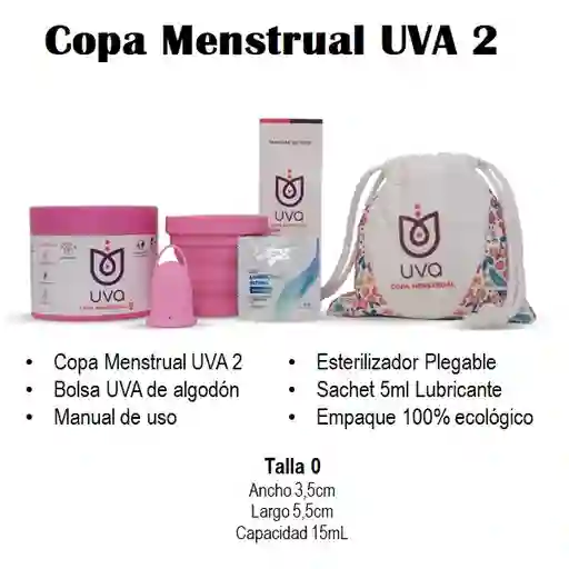 Copa Menstrual Uva 2 0