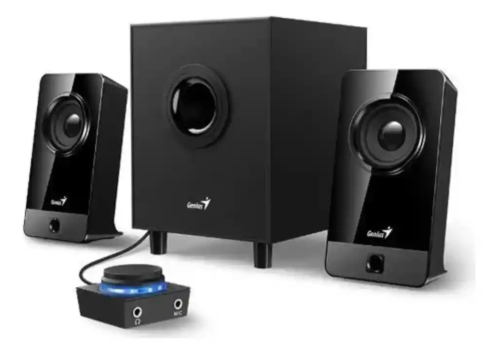 Parlantes Genius Sw-2.1 300x Con Subwoofer 10w 3.5mm Nnet Gn