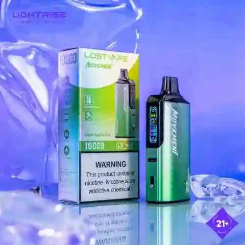 Vape Movement Lv 18k - Sour Apple Ice - 18000 Puff - 5% Nicotina