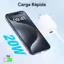 Cargador 2 En 1 Carga Rápida 20w Salida Dual + Cable Tipo C