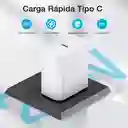 Cargador 20w Carga Rápida Gan Cargador Portátil Compatible Con Iphone Xs/xr/11/12/13/14 Cargador Y Cable Usb-c