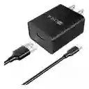 Combo Cargador Adaptador 5v 2.4a Y Cable Tipo C