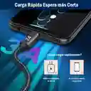 Cable Nylon Reforzado Tipo C Cable Carga Rápida 3a 1m Cab262 Color Negro