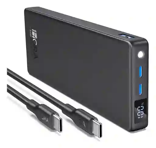 Power Bank Batería Carga Rapida 22.5w 10000mah 1hora Con Led Pantalla Portátil Digital Cargador De Baterias Con Linterna Compatible Con Iphone 16 15 14 13 12 Samsung S22 S21 Xiaomi Huawei