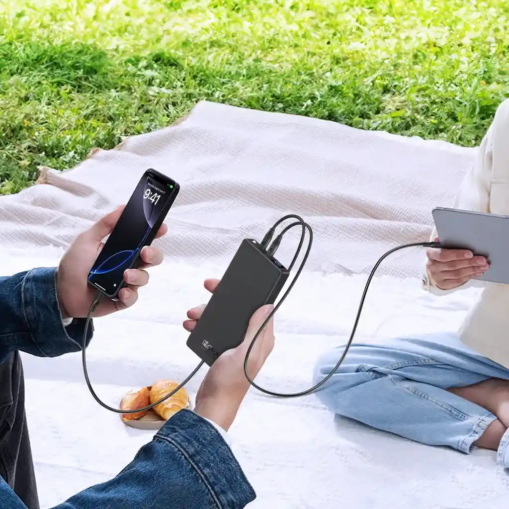 Power Bank Batería Carga Rapida 22.5w 10000mah 1hora Con Led Pantalla Portátil Digital Cargador De Baterias Con Linterna Compatible Con Iphone 16 15 14 13 12 Samsung S22 S21 Xiaomi Huawei