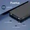 Power Bank Batería Carga Rapida 22.5w 10000mah 1hora Con Led Pantalla Portátil Digital Cargador De Baterias Con Linterna Compatible Con Iphone 16 15 14 13 12 Samsung S22 S21 Xiaomi Huawei