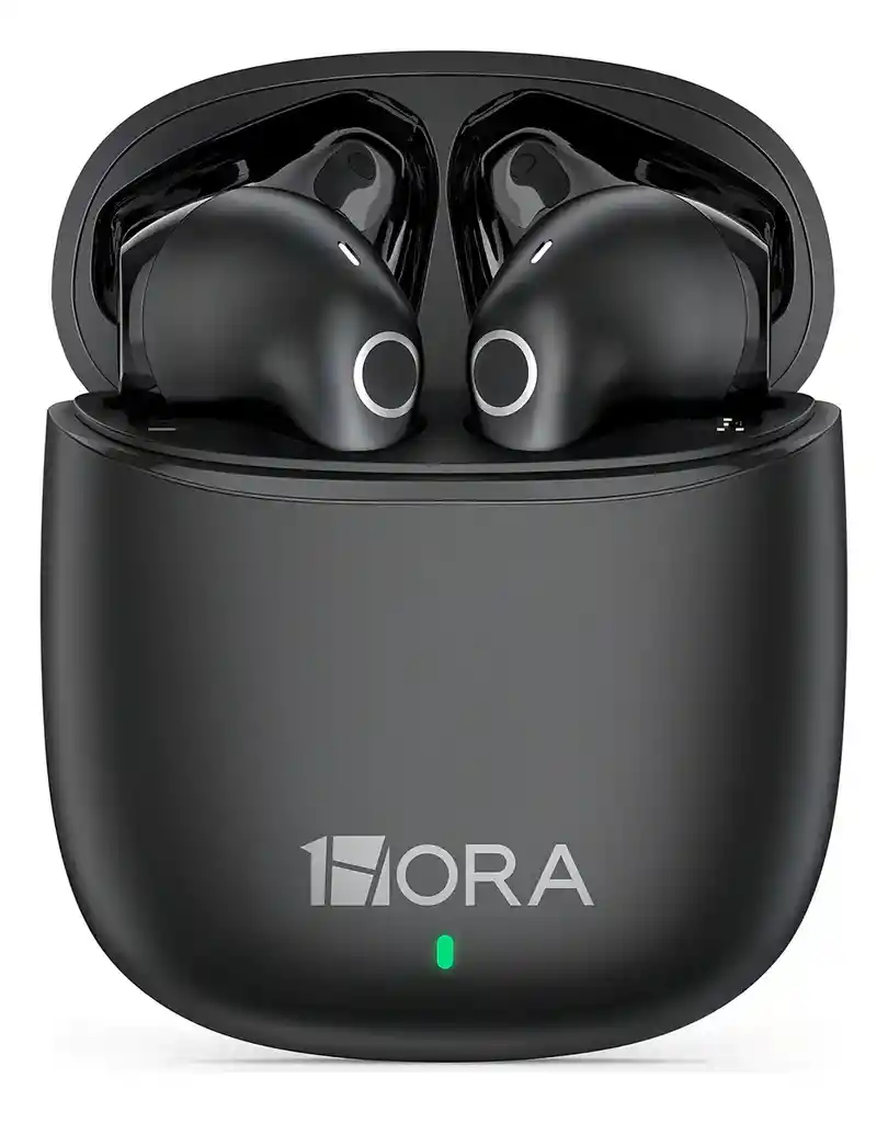 Audífonos Inalámbricos 1hora Auriculares Bluetooth Aut201 Color Negro