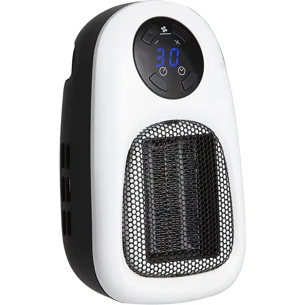 Calentador Ambiente De Pared Calefaccion Portatil Digital Con Control Remoto Temporizador