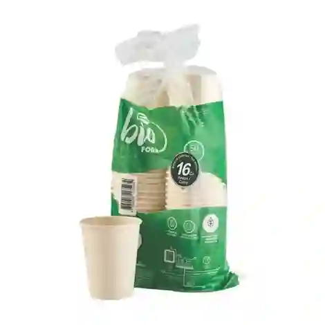 Vaso 16 Onz De Carton Bioform X 50und