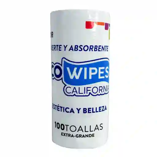 Toalla Absorbente Eco Wipes Rollo X 100 Hojas