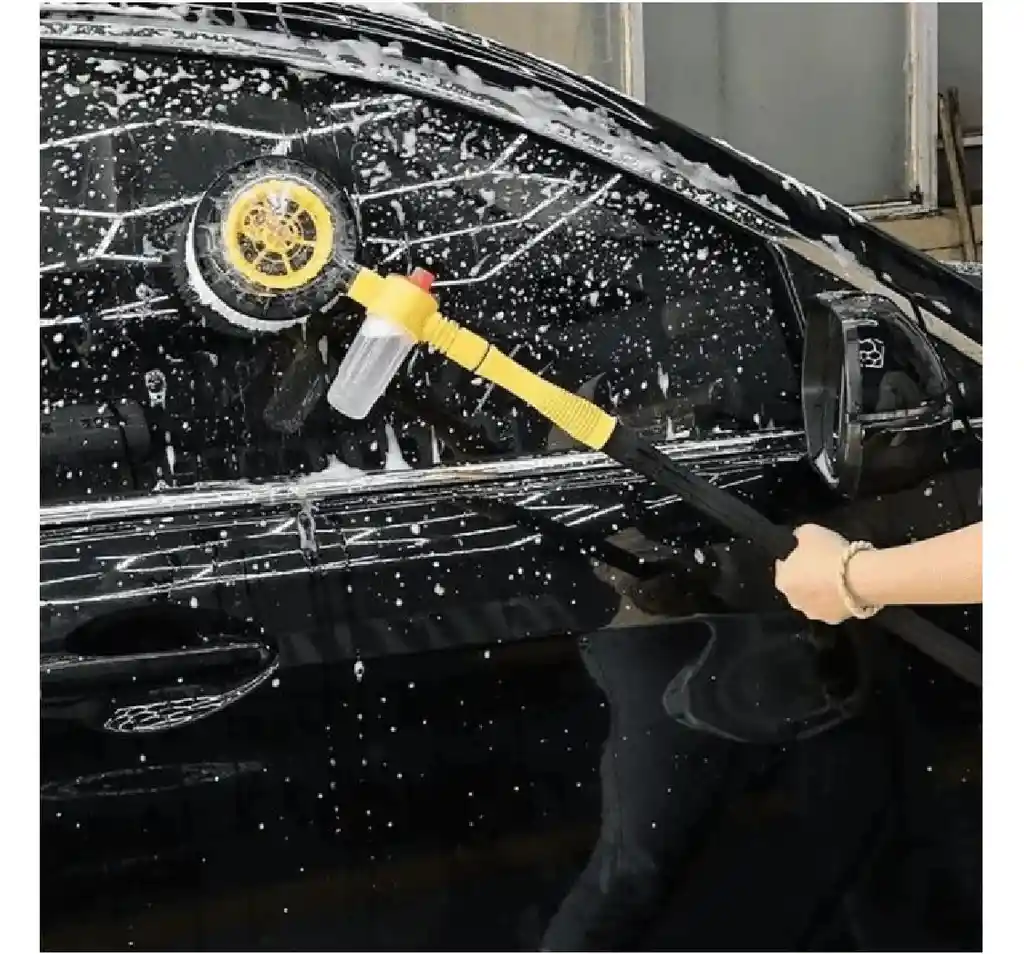 Cepillo Lavado De Autos Limpieza Con Accesorios
