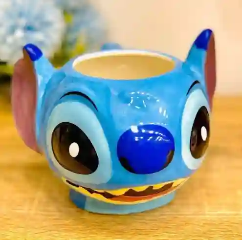 Mug Taza Coleccionable Stitch Kawaii Pocillo Cerámica Lilo Stitch