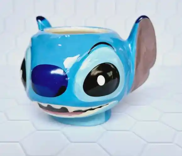 Mug Taza Coleccionable Stitch Kawaii Pocillo Cerámica Lilo Stitch