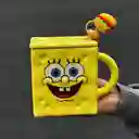 Mug Taza Coleccionable Bob Esponja Kawaii Pocillo Cerámica Bob Esponja