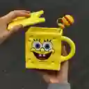 Mug Taza Coleccionable Bob Esponja Kawaii Pocillo Cerámica Bob Esponja