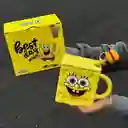 Mug Taza Coleccionable Bob Esponja Kawaii Pocillo Cerámica Bob Esponja