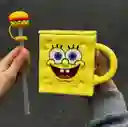 Mug Taza Coleccionable Bob Esponja Kawaii Pocillo Cerámica Bob Esponja