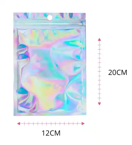 Bolsa Ziploc Tornasol 12x20