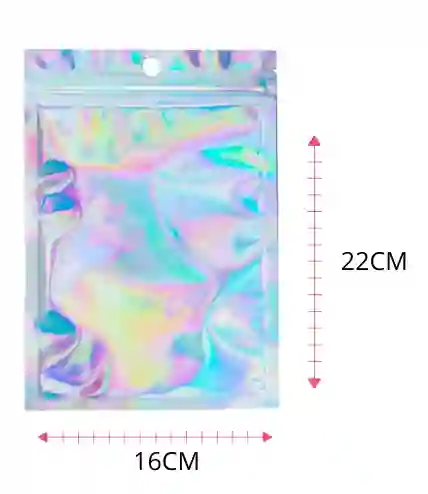 Bolsa Ziploc Tornasol 16x22