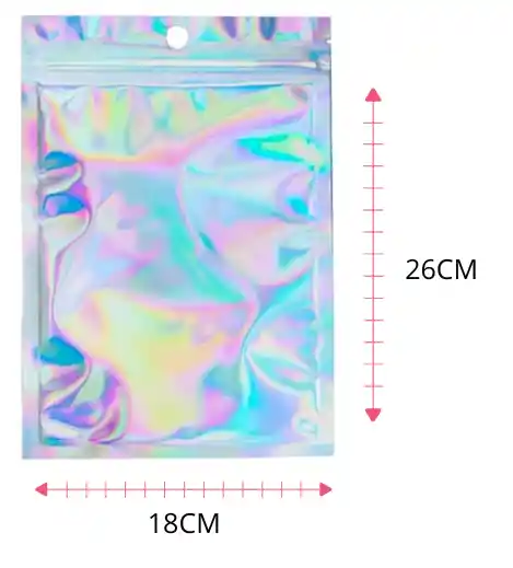 Bolsa Ziploc Tornasol 18x26