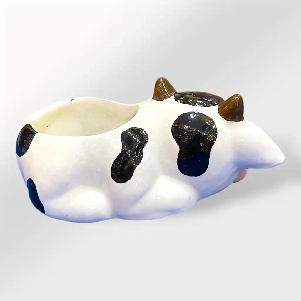 Matera En Ceramica De Vaquita