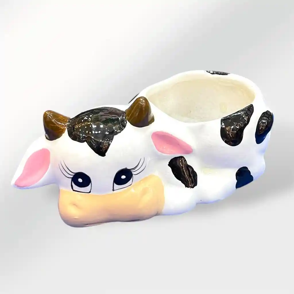 Matera En Ceramica De Vaquita