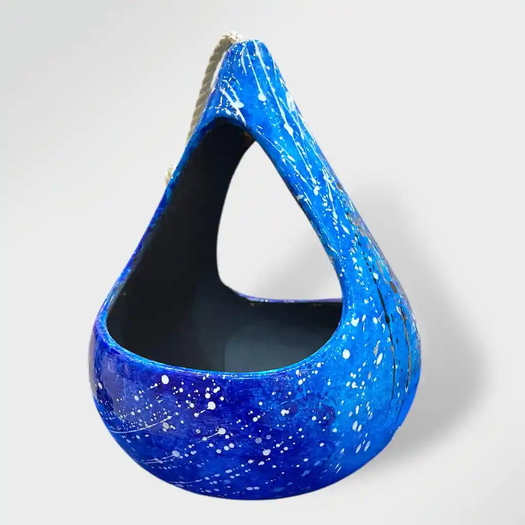 Matera Colgante De Gota Azulada