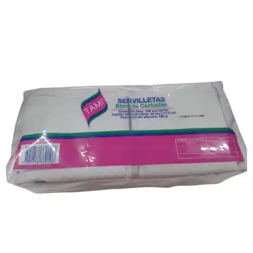 Servilletas Tami Cortadas Paqx300u