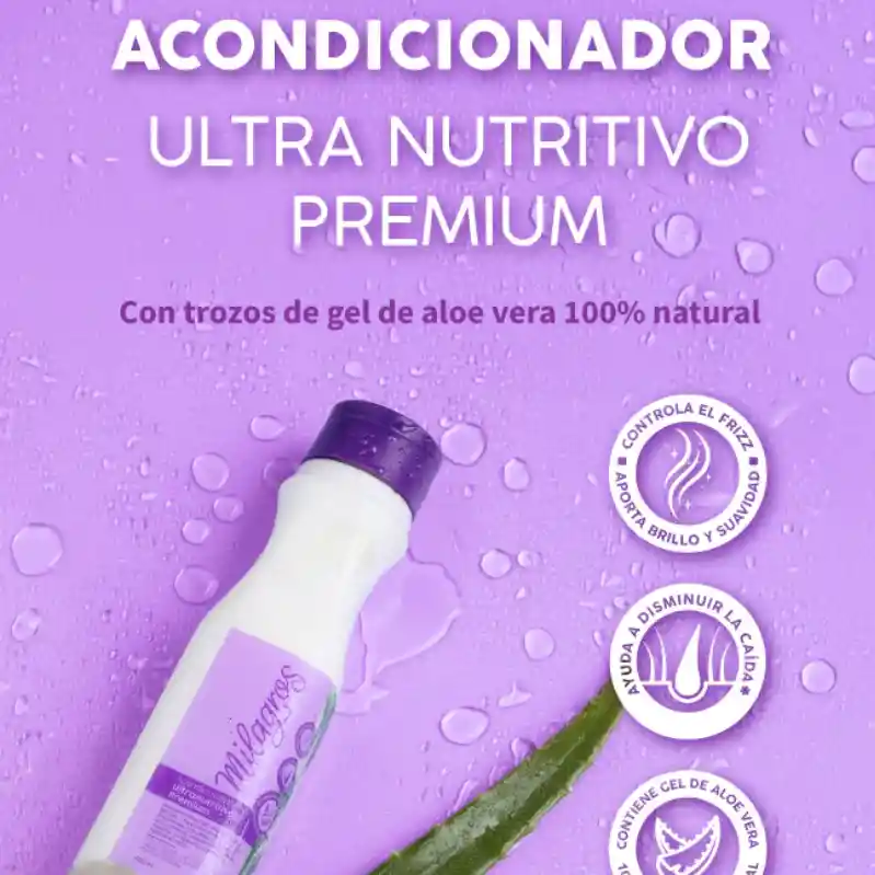 Acondicionador Ultranutritivo Premium Milagros