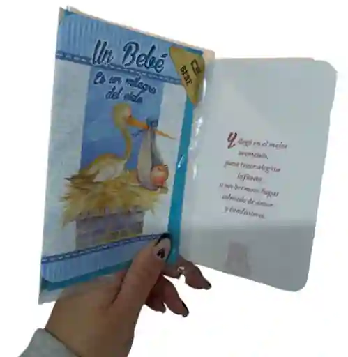 Tarjeta Regalo Mensaje Y Lluvia De Sobres Baby Shower Niño Colmodernas C- 14x9cm