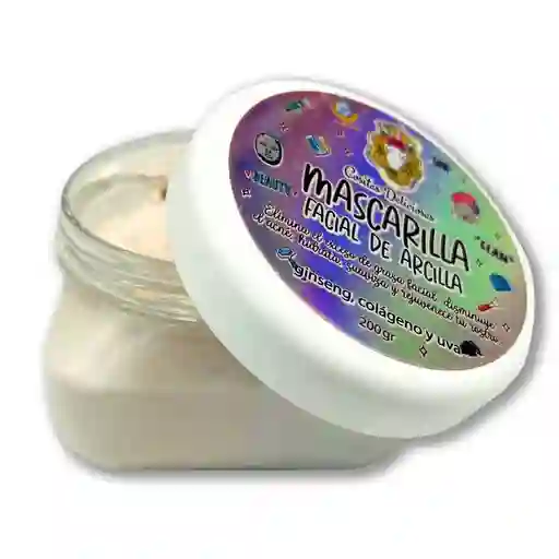 Mascarilla Facial De Arcilla Rosa 200g