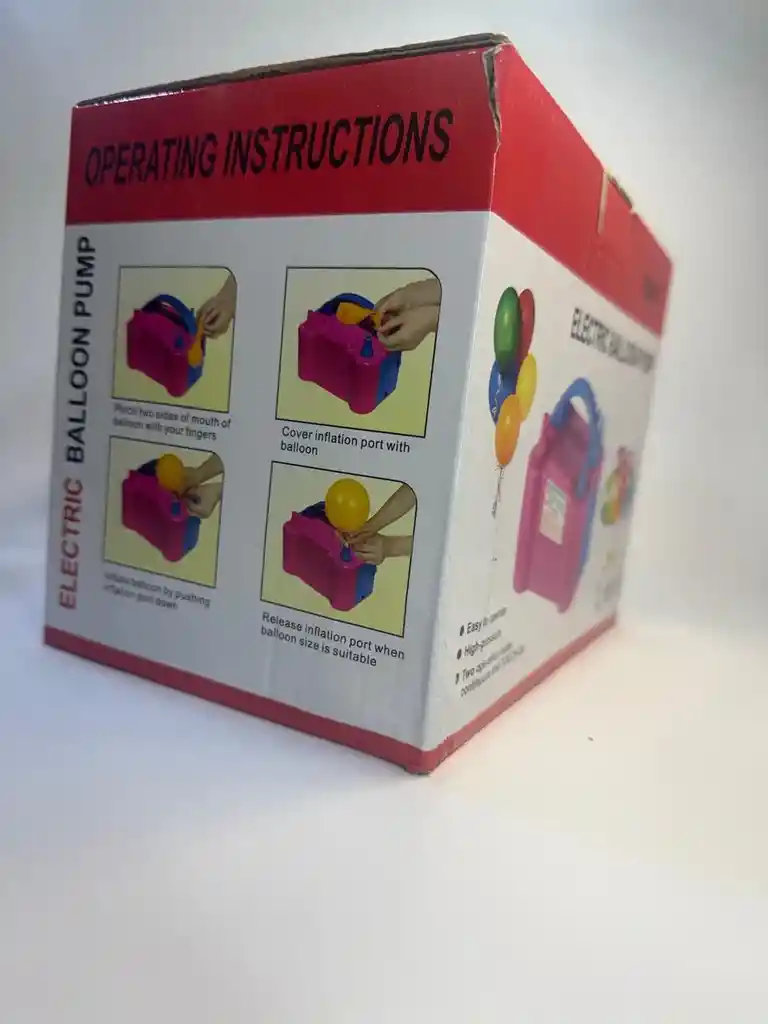 Inflador Eléctrico De Globos