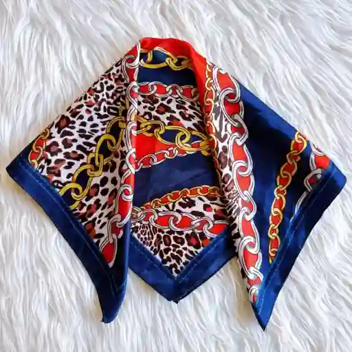 Pañoleta 50 Cm - Animal Cadena Azul Rojo