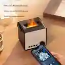 Parlante Humidificador Efecto Chimenea Bluetooth Portatil