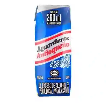 Aguardiente Antioqueño Sin Azucar 260 Ml