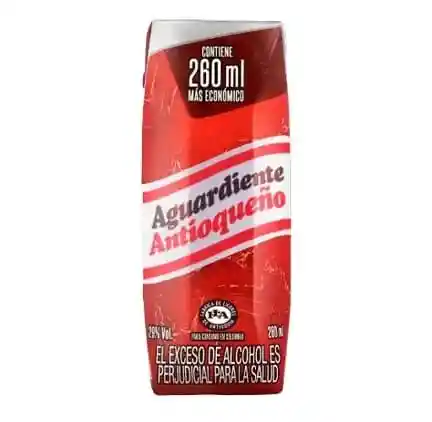 Aguardiente Antioqueño Rojo 260 Ml