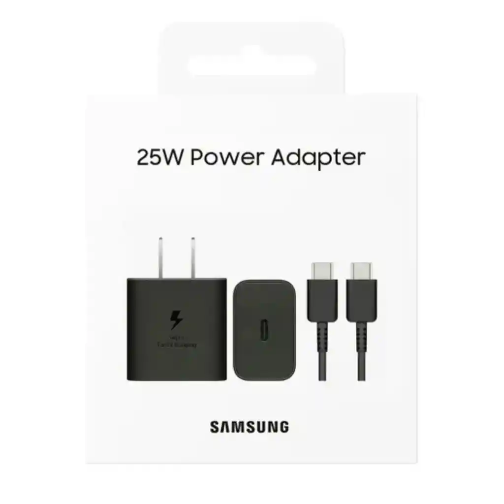 Cargador Completo Samsung Original 25w - Color Negro
