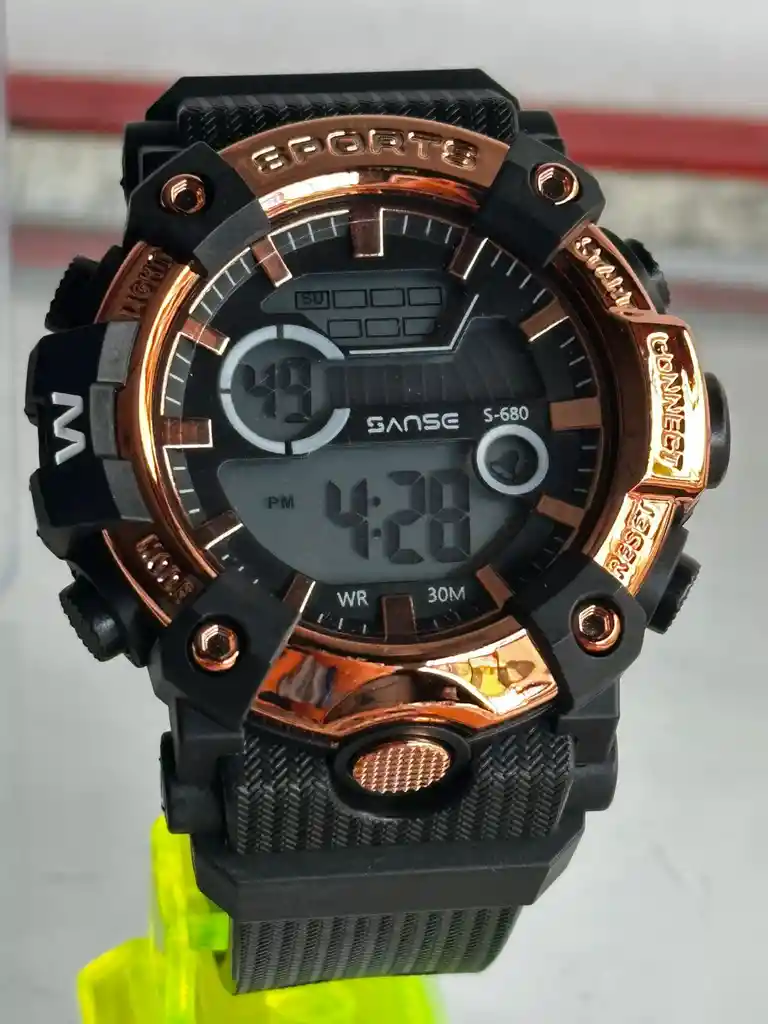 Reloj Negro Para Hombre O Niño - Regalo Para Hombre