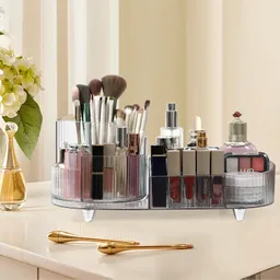 Organizador De Objetos Maquillaje, Accesorios, Suplementos Transparente 360°