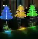Lámparas Diseño Arbol Carga Solar Colores Exterior