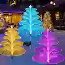 Lámparas Diseño Arbol Carga Solar Colores Exterior