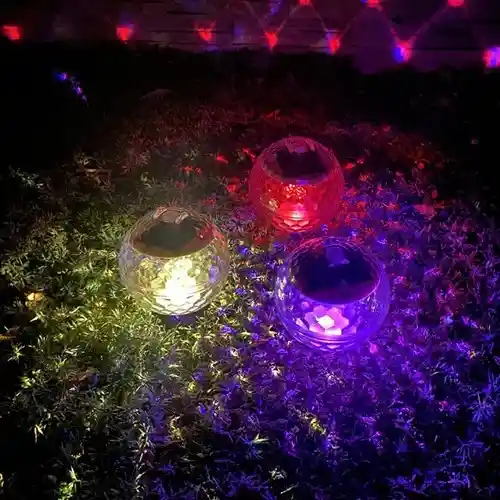 Luces De Piscina Que Flotan Solares 7 Luces Led