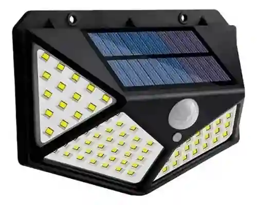 Lampara Solar Exterior 100 Luces Led Recargable Ip65
