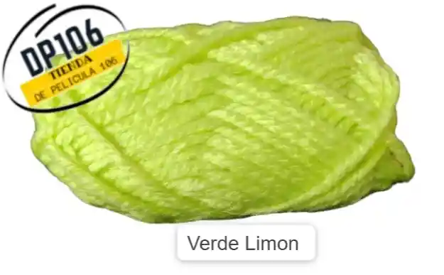 Lana Verde Limon Escolar